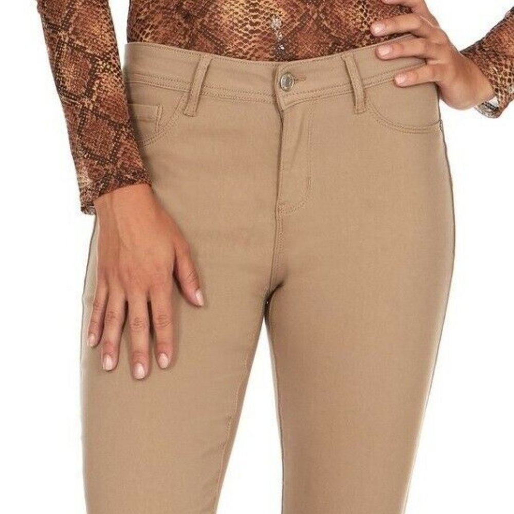 Mid Rise Active Stretch Push Up Skinny Jeans 2X
